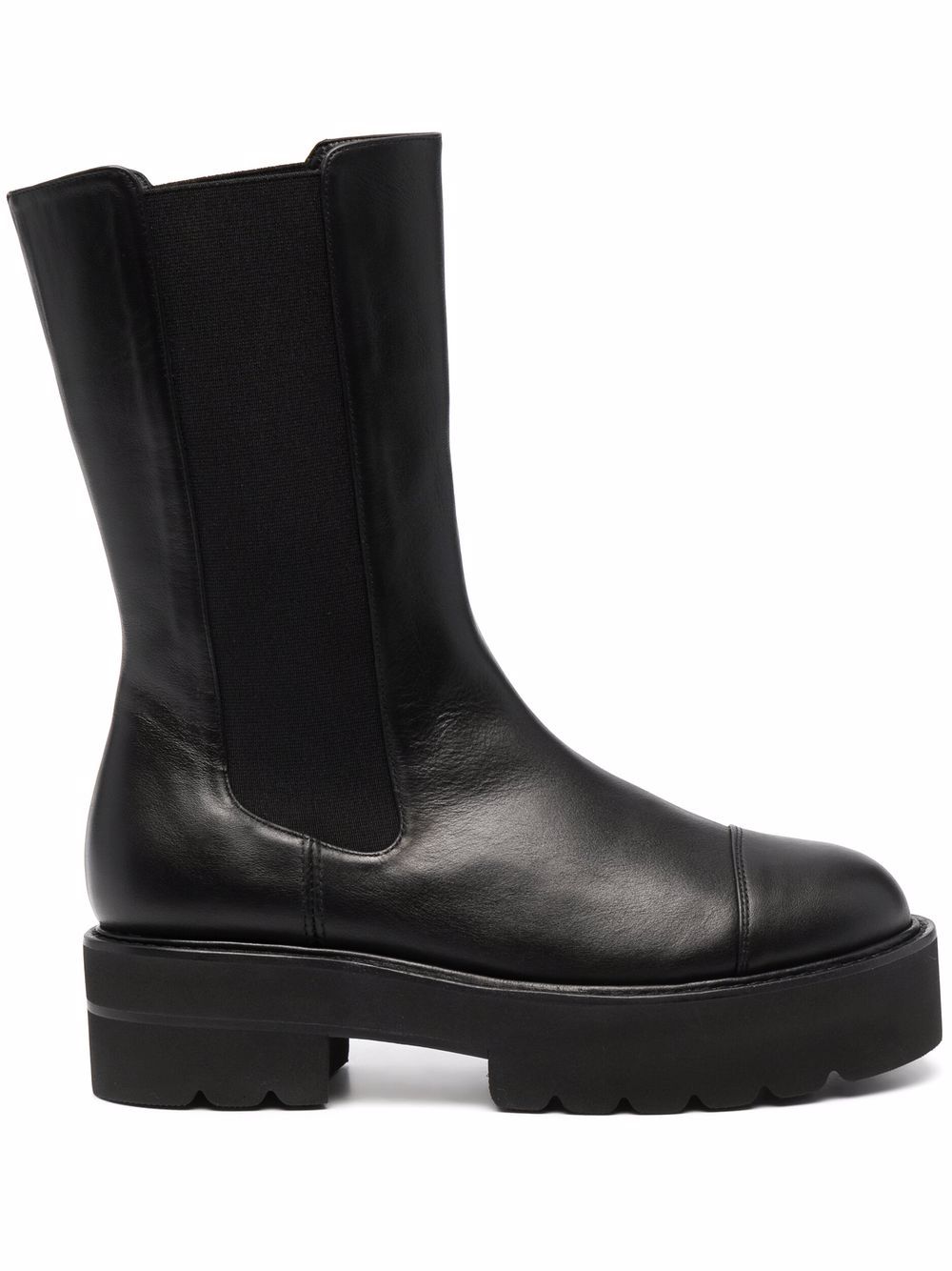 Stuart Weitzman Presley Ultralift 厚底短靴 - 黑色