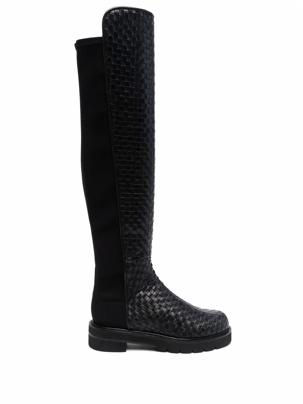 Stuart Weitzman Lift 过膝靴 - 黑色