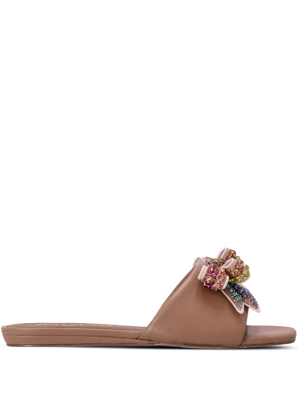 Kurt Geiger London Kensington Bow 拖鞋 - 褐色