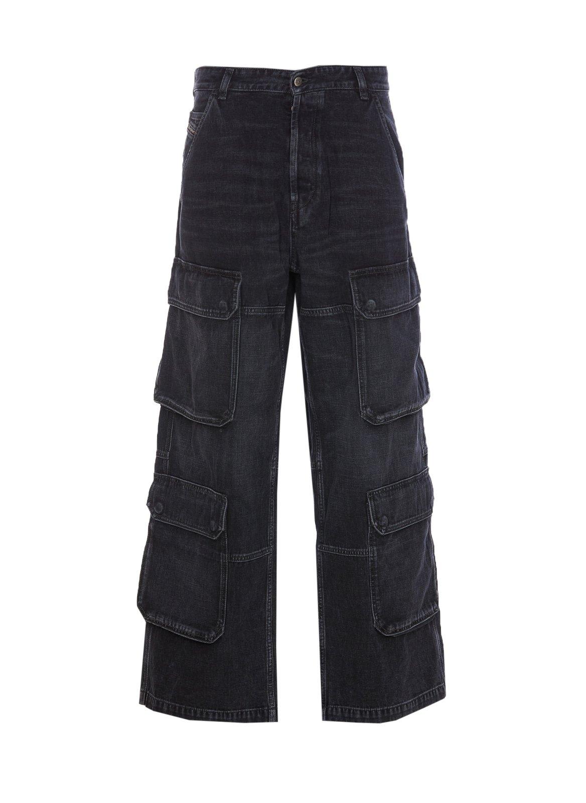 D-touch-cargo Relaxed Jeans Diesel