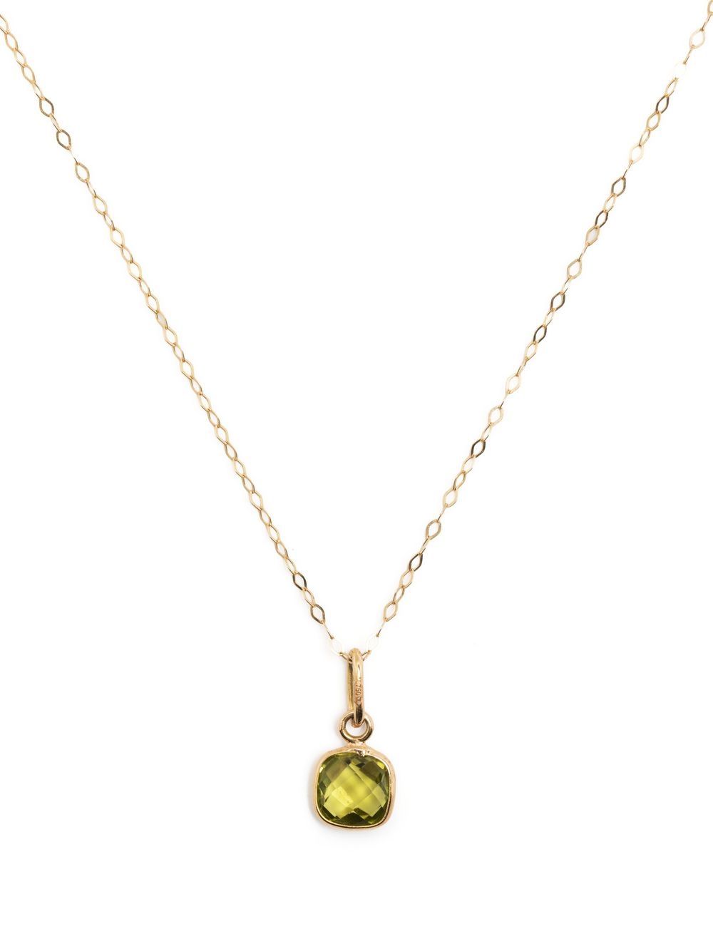 Swayta sha 18kt yellow gold gemstone-pendant necklace - 金色