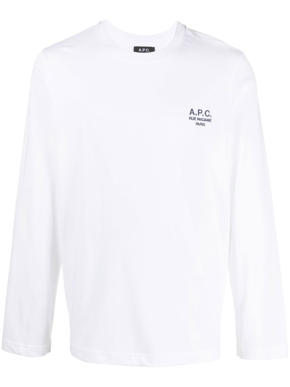 A.P.C. Oliver 长袖T恤 - 白色