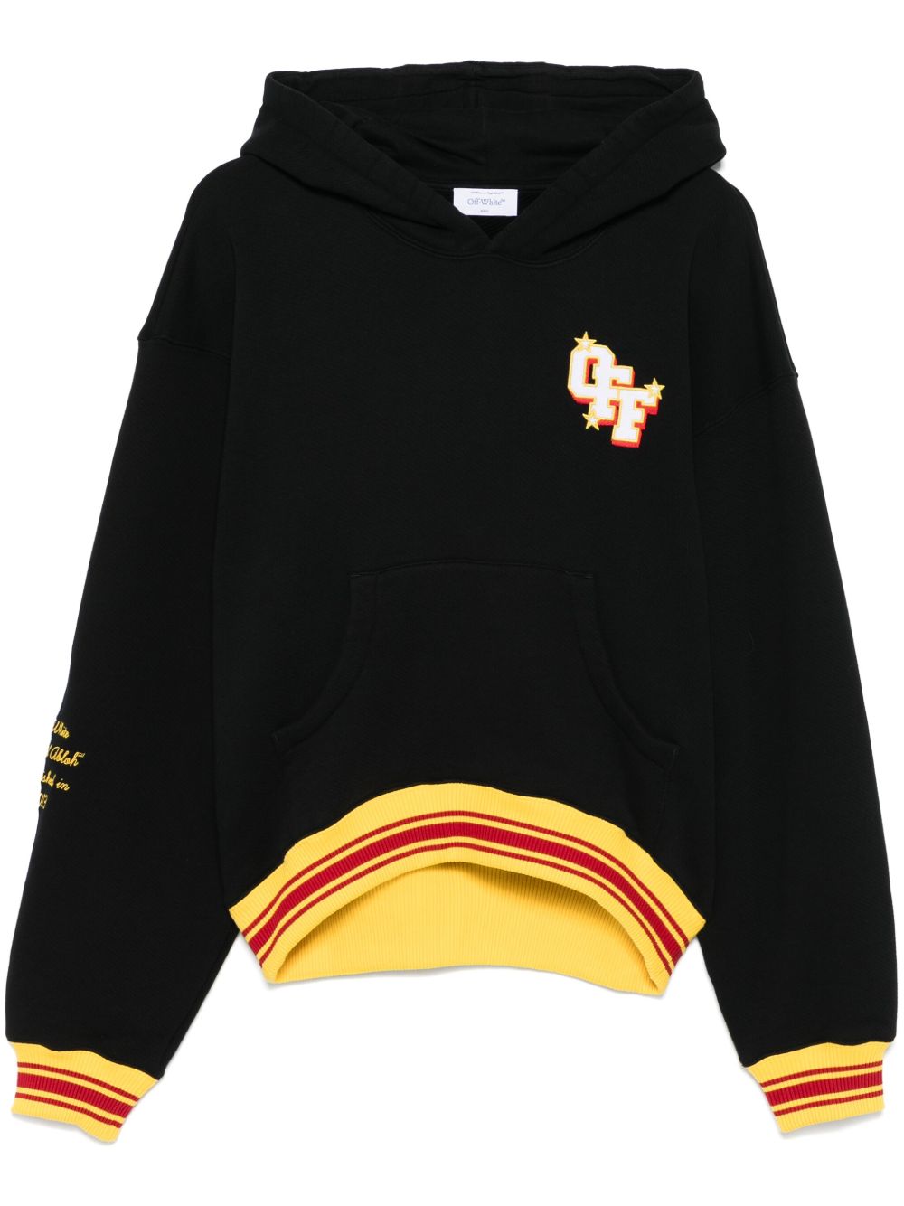 Off-White College Over 连帽衫 - 黑色