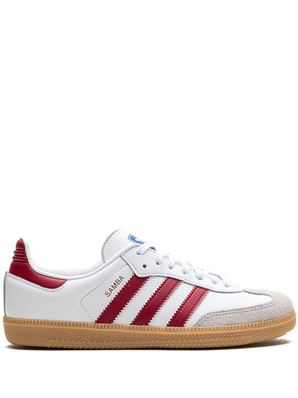 adidas Kids Samba OG Cloud White 运动鞋 - 白色