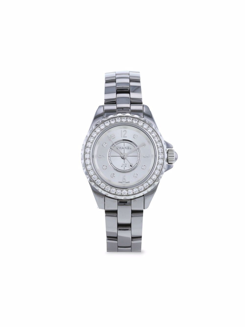 CHANEL Pre-Owned J12 29毫米陶瓷腕表（2000年典藏款） - 银色