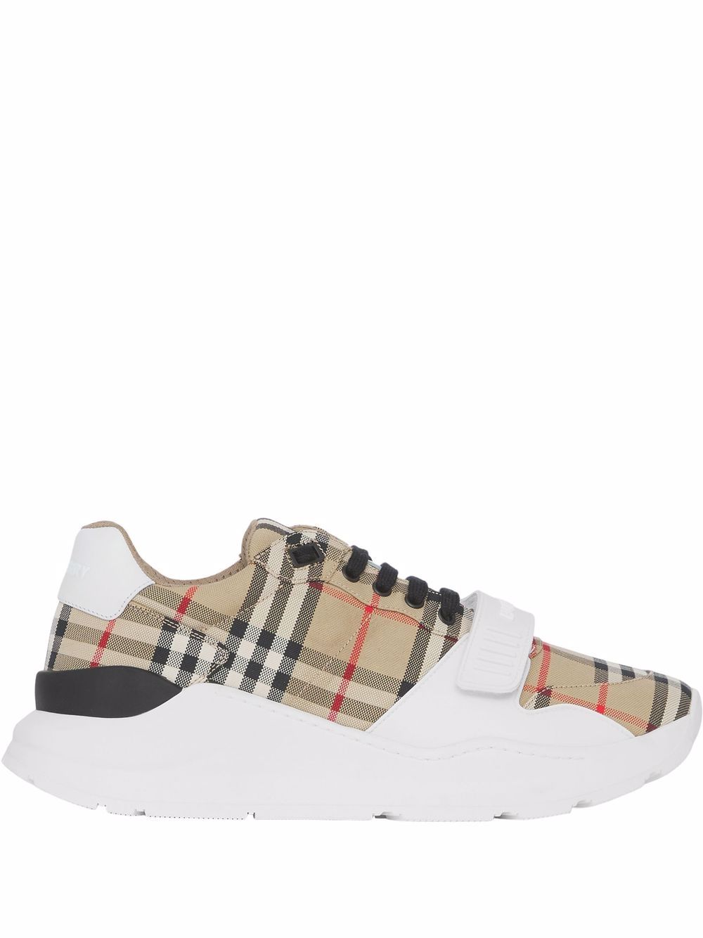 Burberry 格纹低帮运动鞋 - 中性色