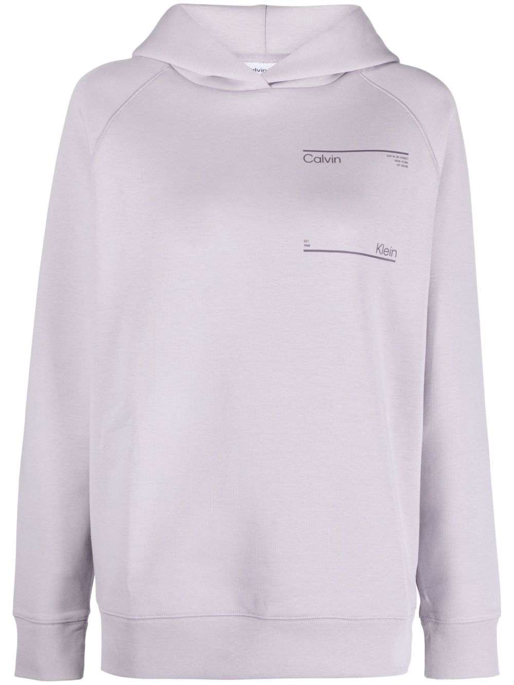 Calvin Klein Future 典藏图案连帽衫 - 紫色