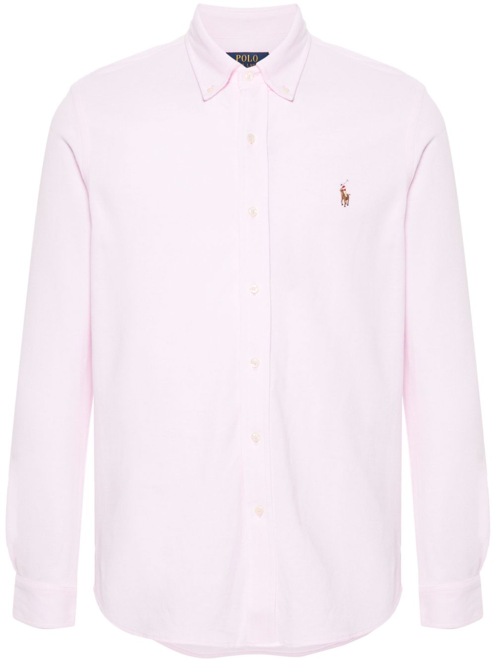 Polo Ralph Lauren Polo Pony 刺绣棉衬衫 - 粉色