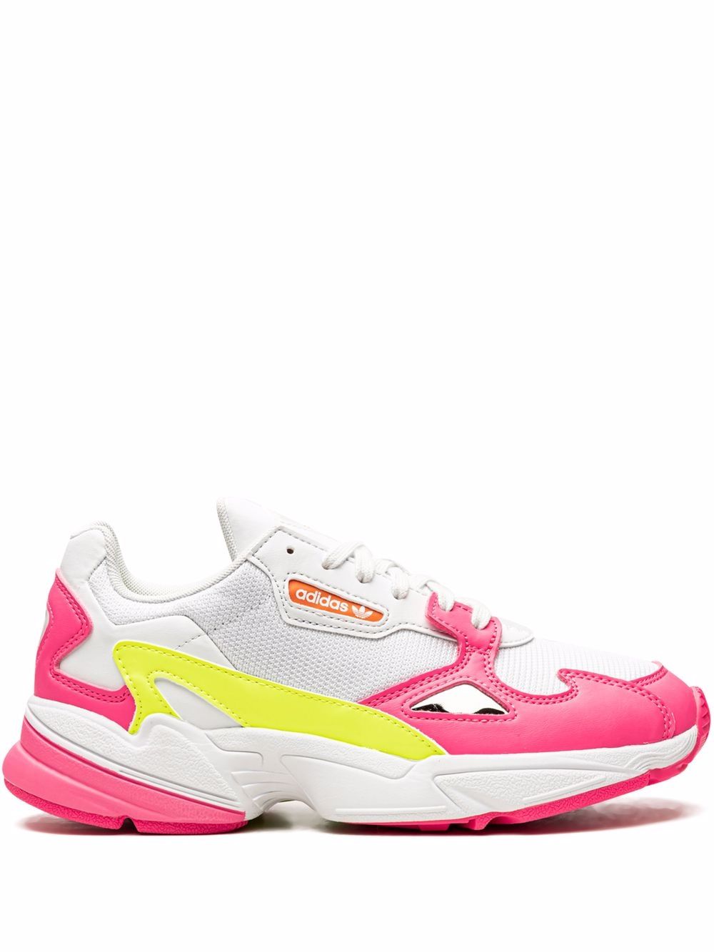 adidas Falcon 拼接运动鞋 - 粉色