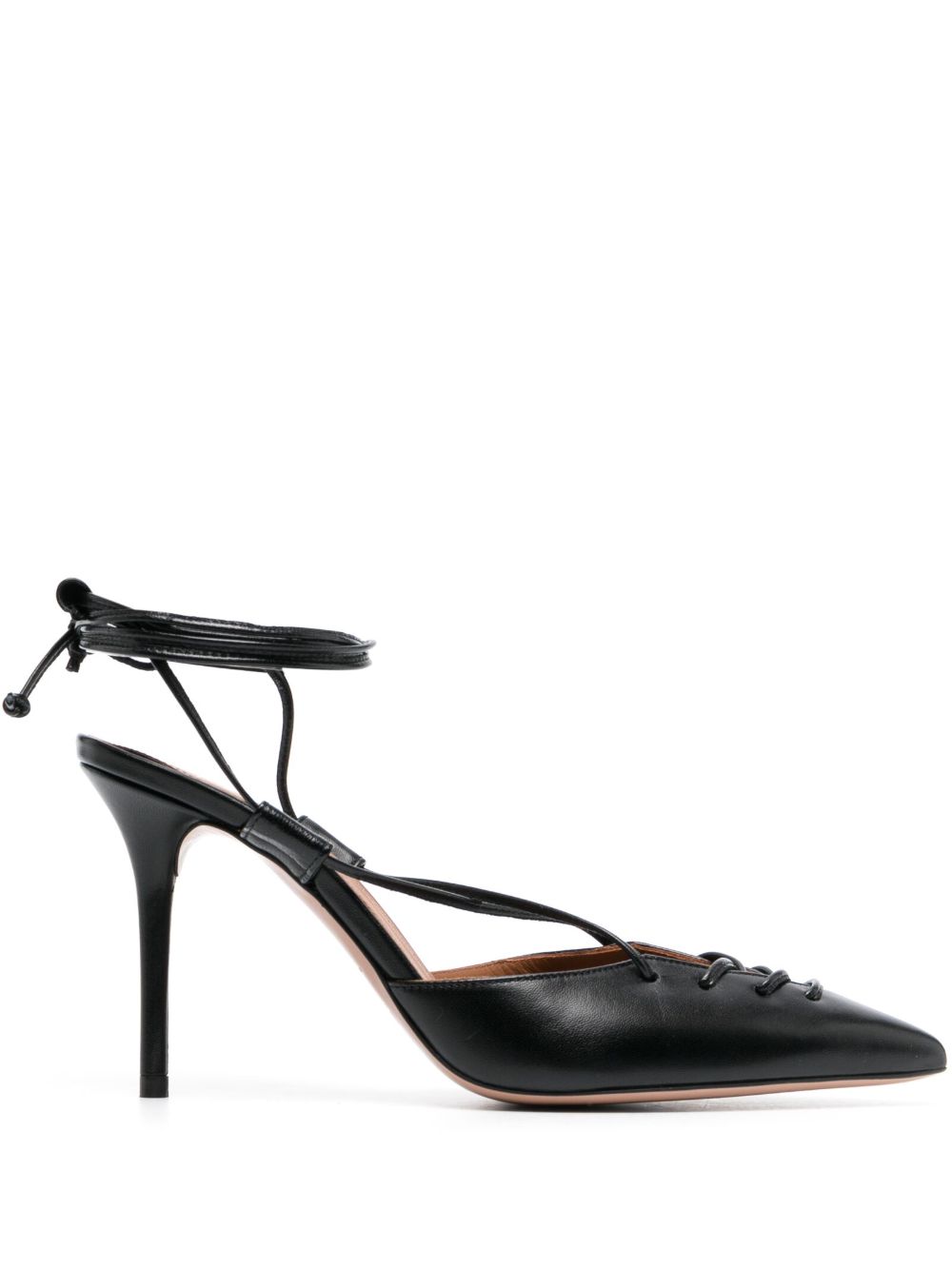 Malone Souliers Marianna 皮质高跟鞋 - 黑色