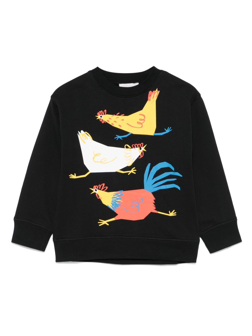 Stella McCartney Kids 插画印花卫衣 - 黑色