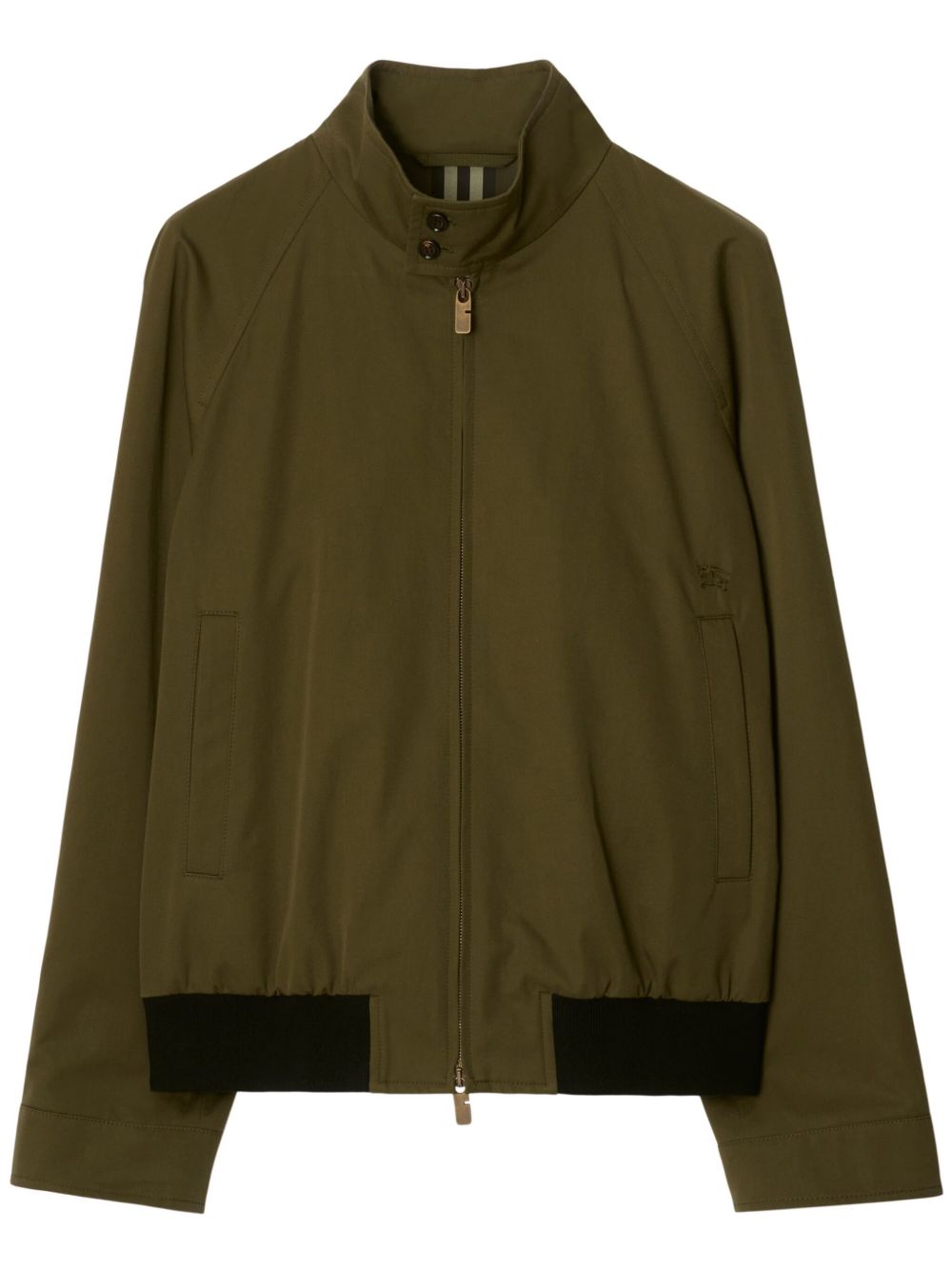 Burberry 拉链飞行员夹克 - 绿色