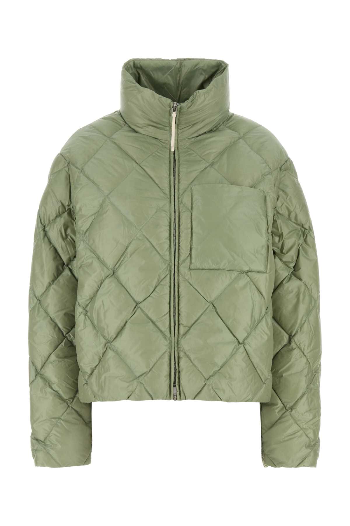 Jil Sander 粉绿色尼龙羽绒服