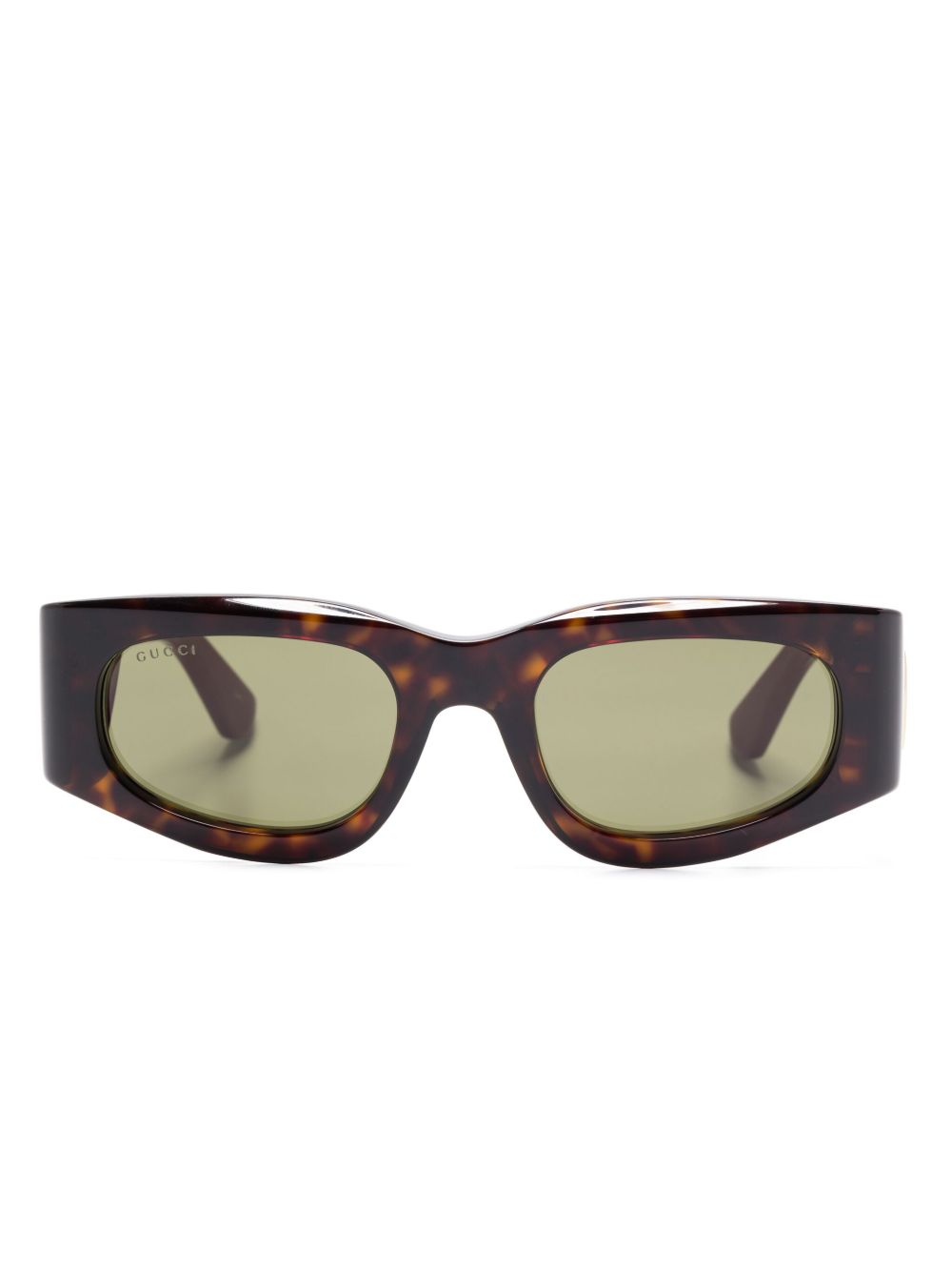 Gucci Eyewear 拼色太阳眼镜 - 彩色