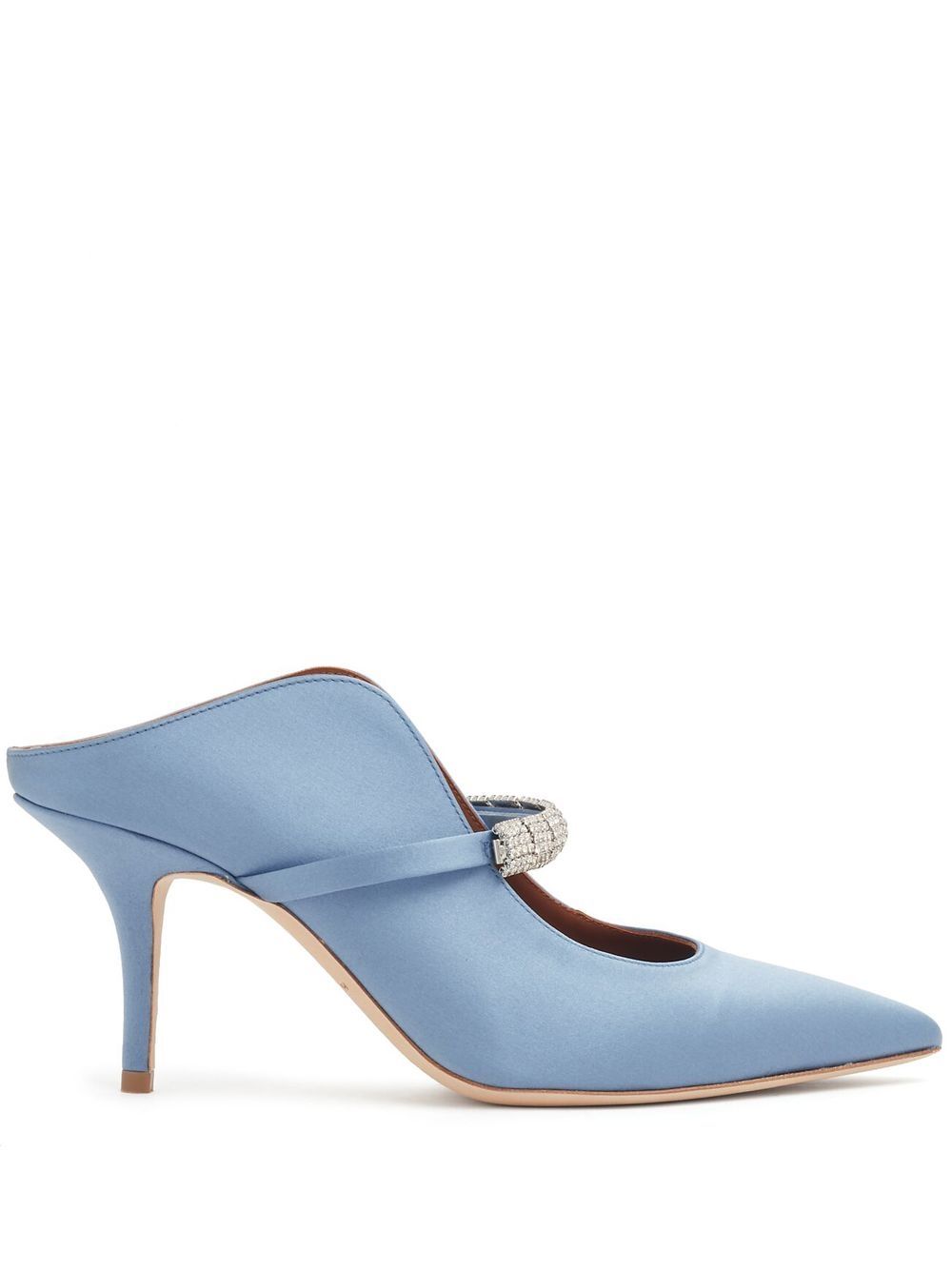 Malone Souliers Bella 晶饰穆勒鞋 - 蓝色