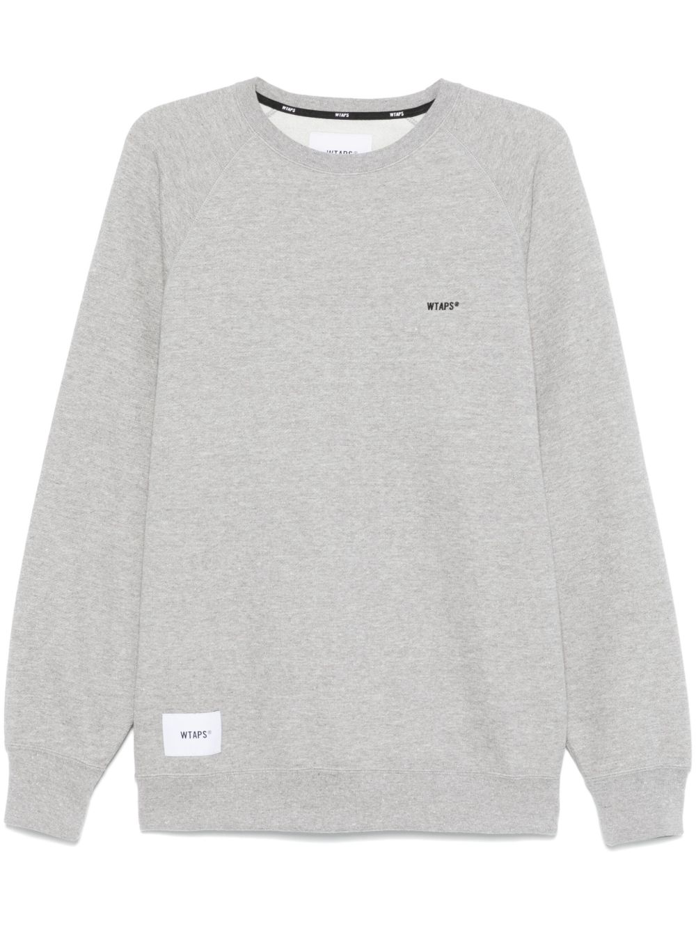 WTAPS logo刺绣卫衣 - 灰色