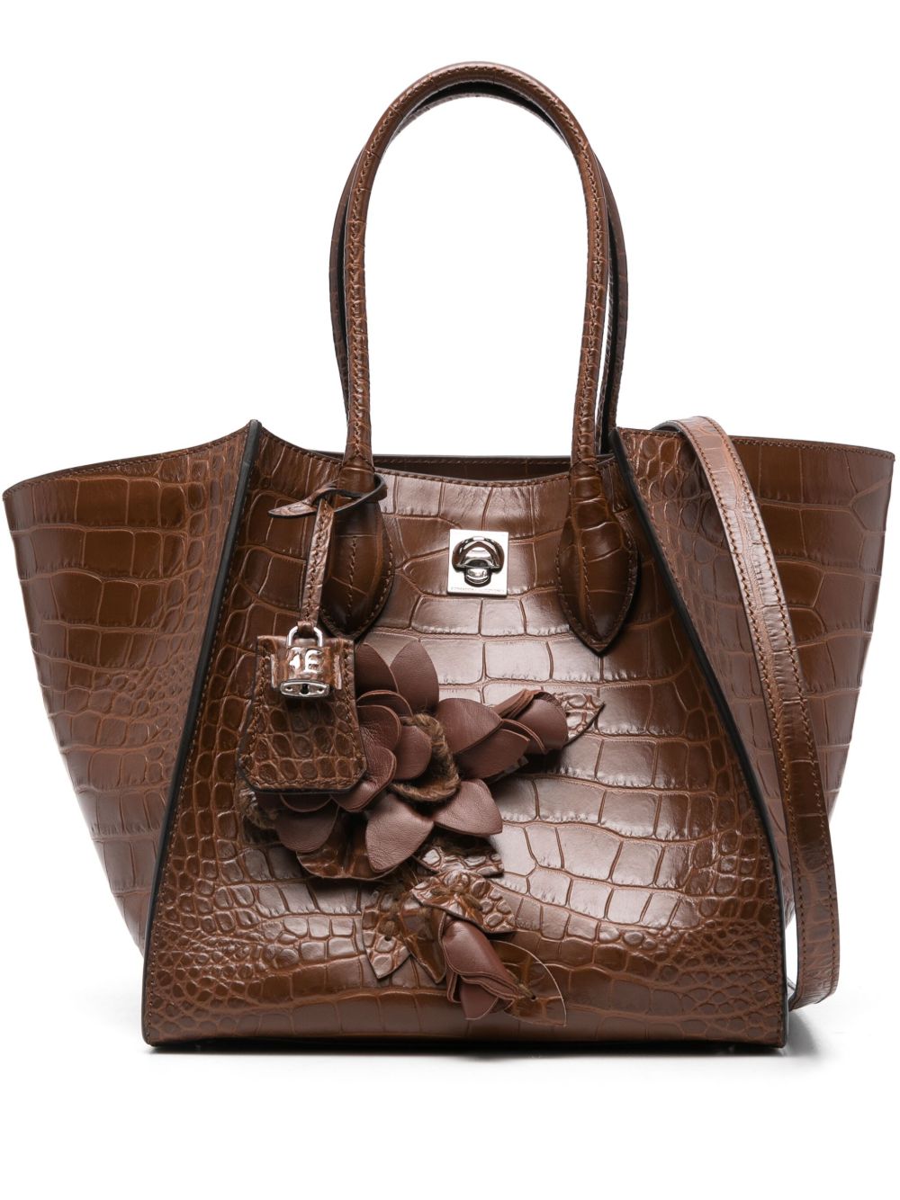 Ermanno Scervino Maggie 大号手提包 - 褐色