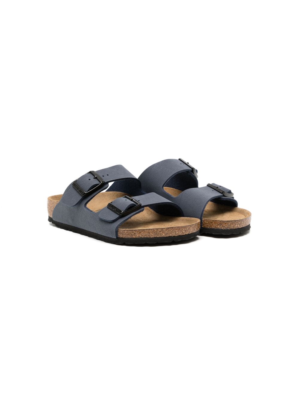 Birkenstock Kids 袢带设计凉鞋 - 蓝色