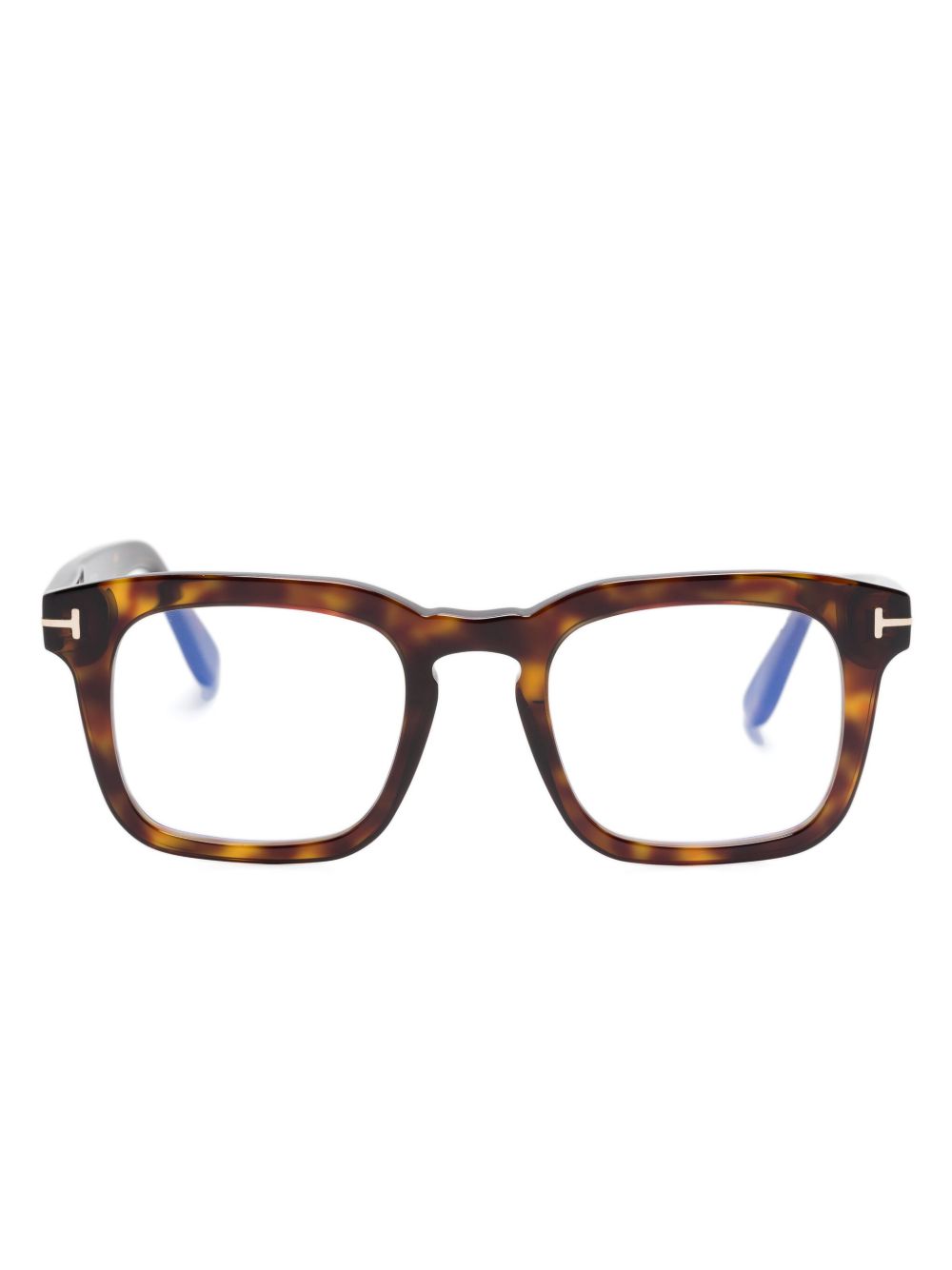 TOM FORD Eyewear 方框眼镜 - 褐色