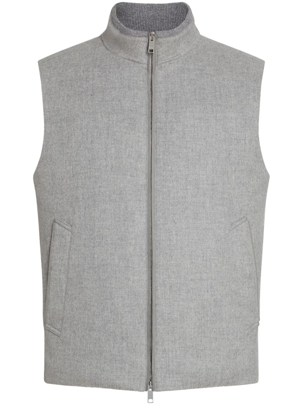 Zegna Oasi 羊绒马甲 - 灰色