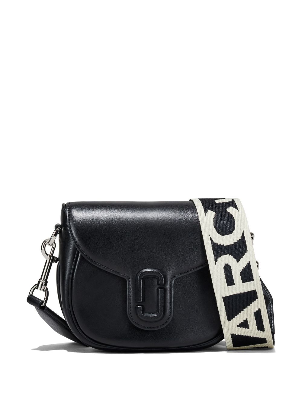 Marc Jacobs The Covered J Marc 马鞍包 - 黑色