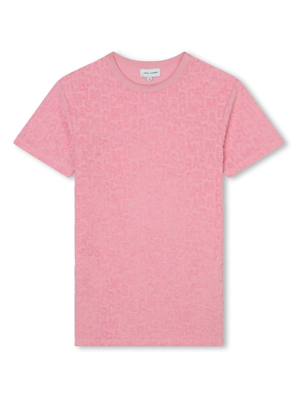 Marc Jacobs Kids Jumbled logo提花迷你连衣裙 - 粉色