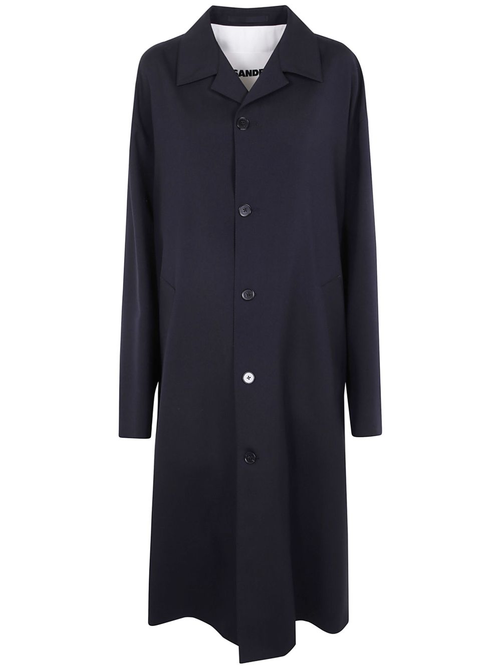 Jil Sander 羊毛外套 - 蓝色
