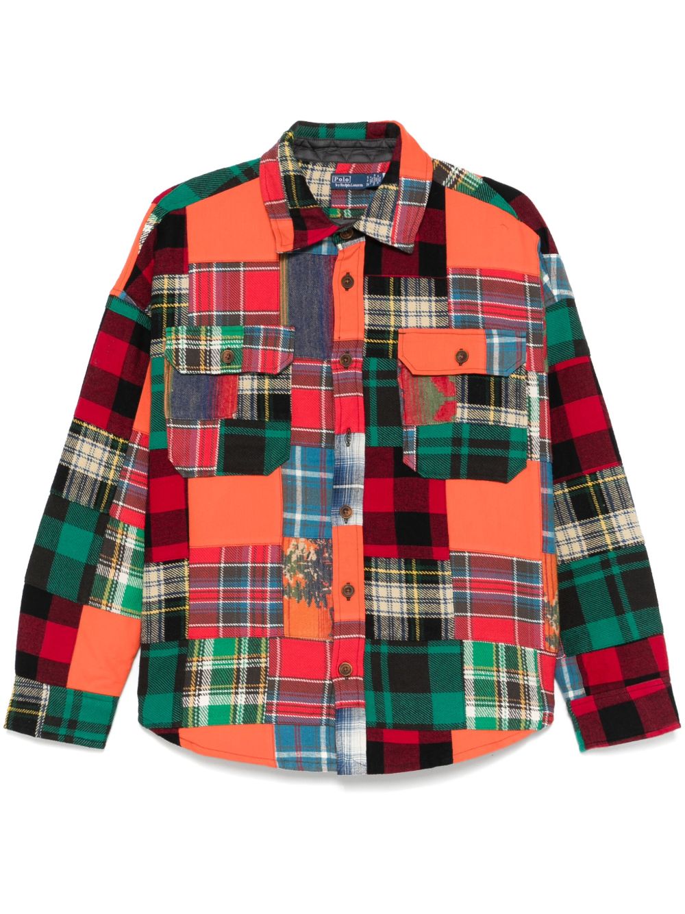Polo Ralph Lauren 拼贴设计衬衫 - 红色