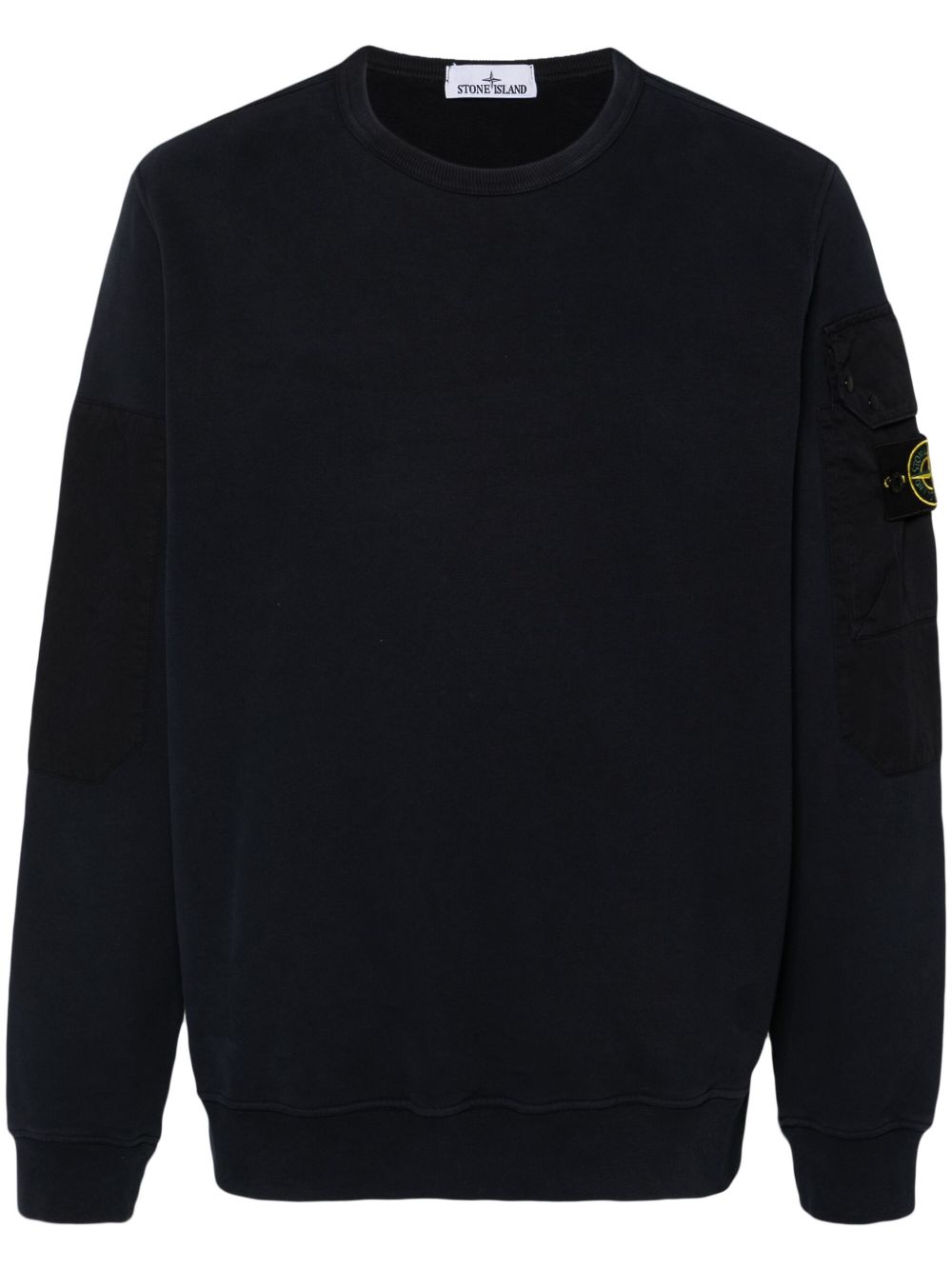 Stone Island 罗盘徽章棉卫衣 - 蓝色