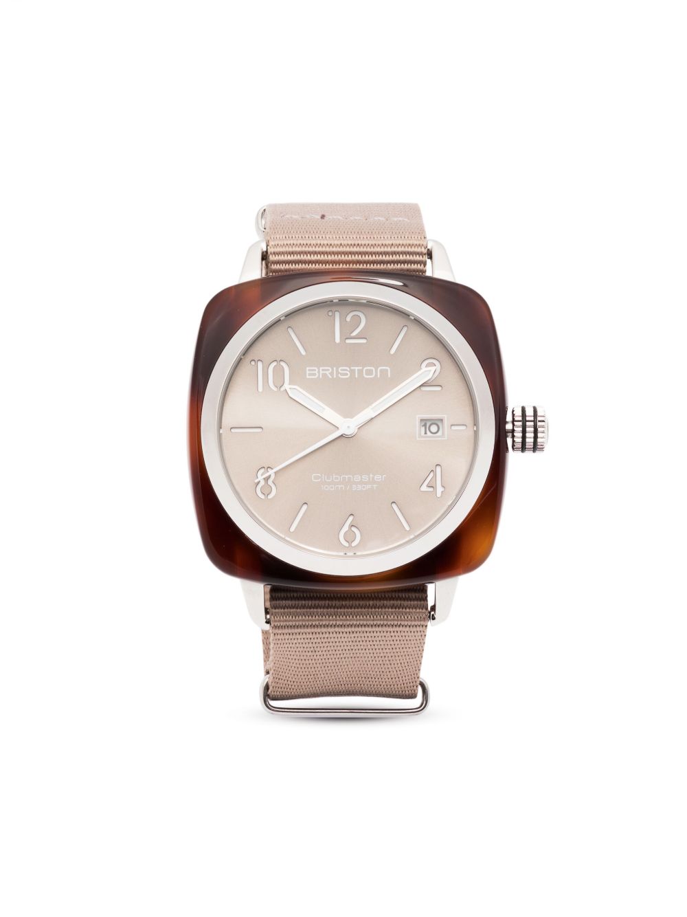 Briston Clubmaster Classic HMS Date 40毫米腕表 - 褐色