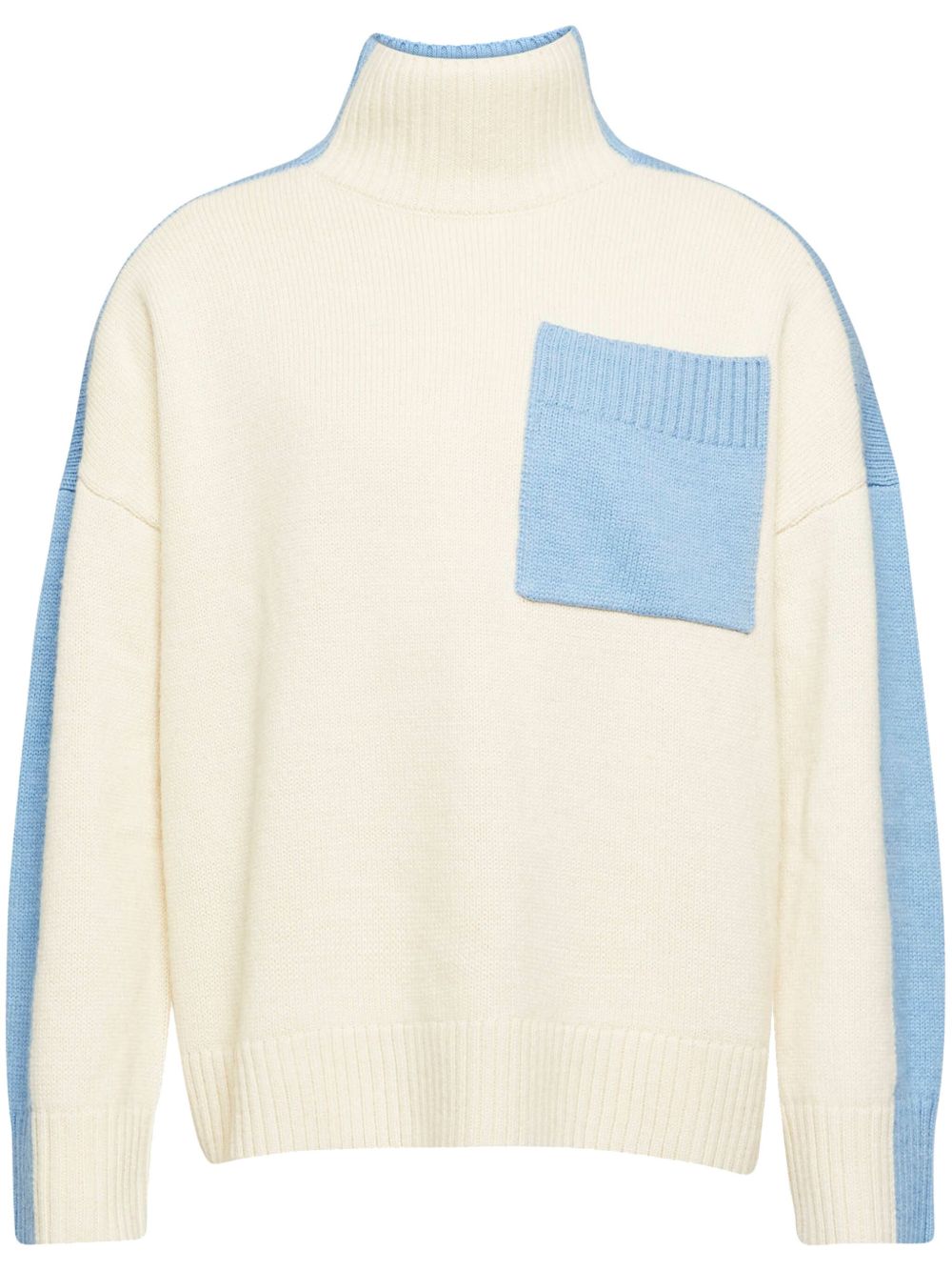 JW Anderson colourblock sweater - 白色