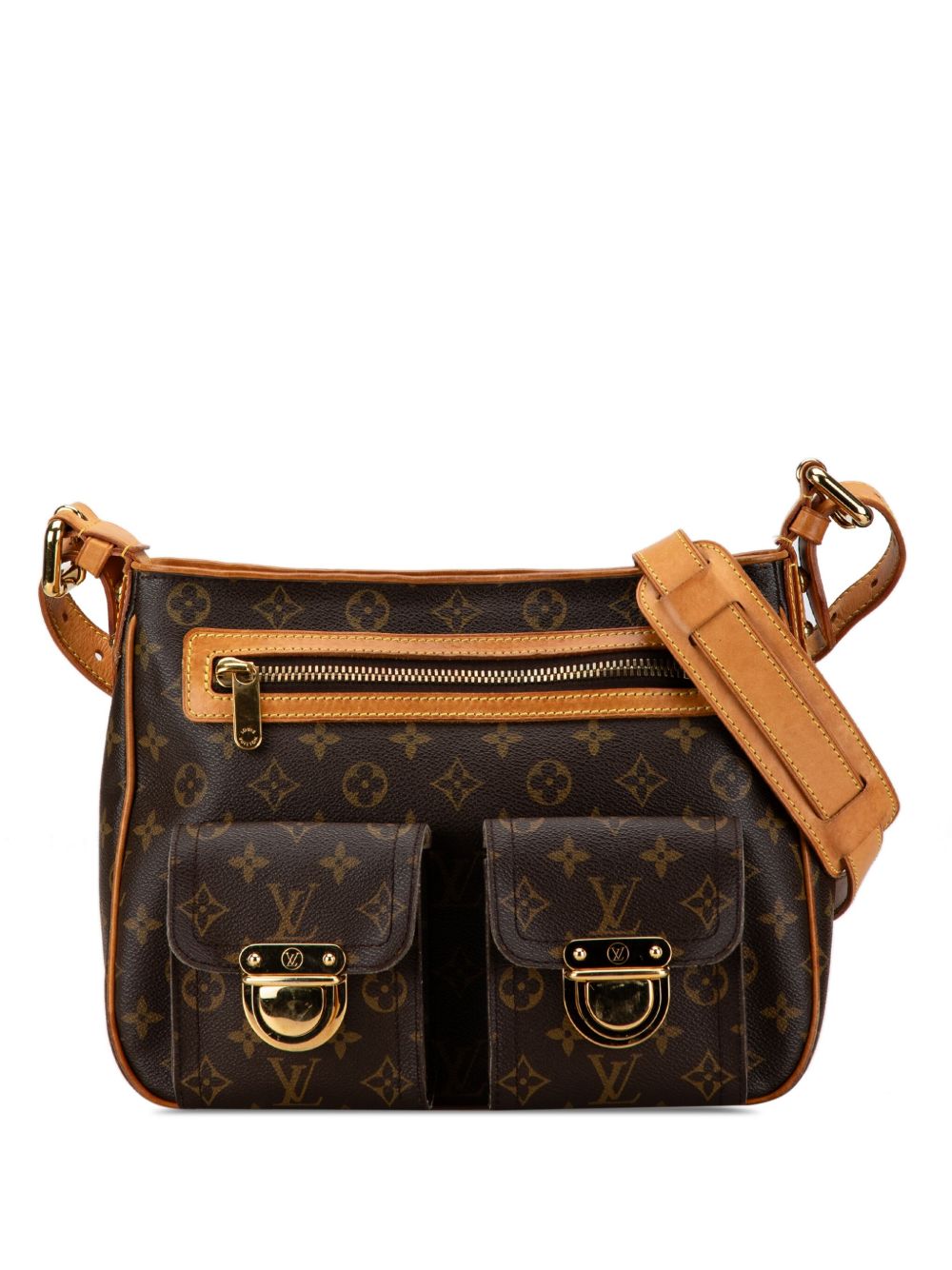 Louis Vuitton Pre-Owned Monogram Hudson GM 斜挎包（2007年典藏款） - 褐色