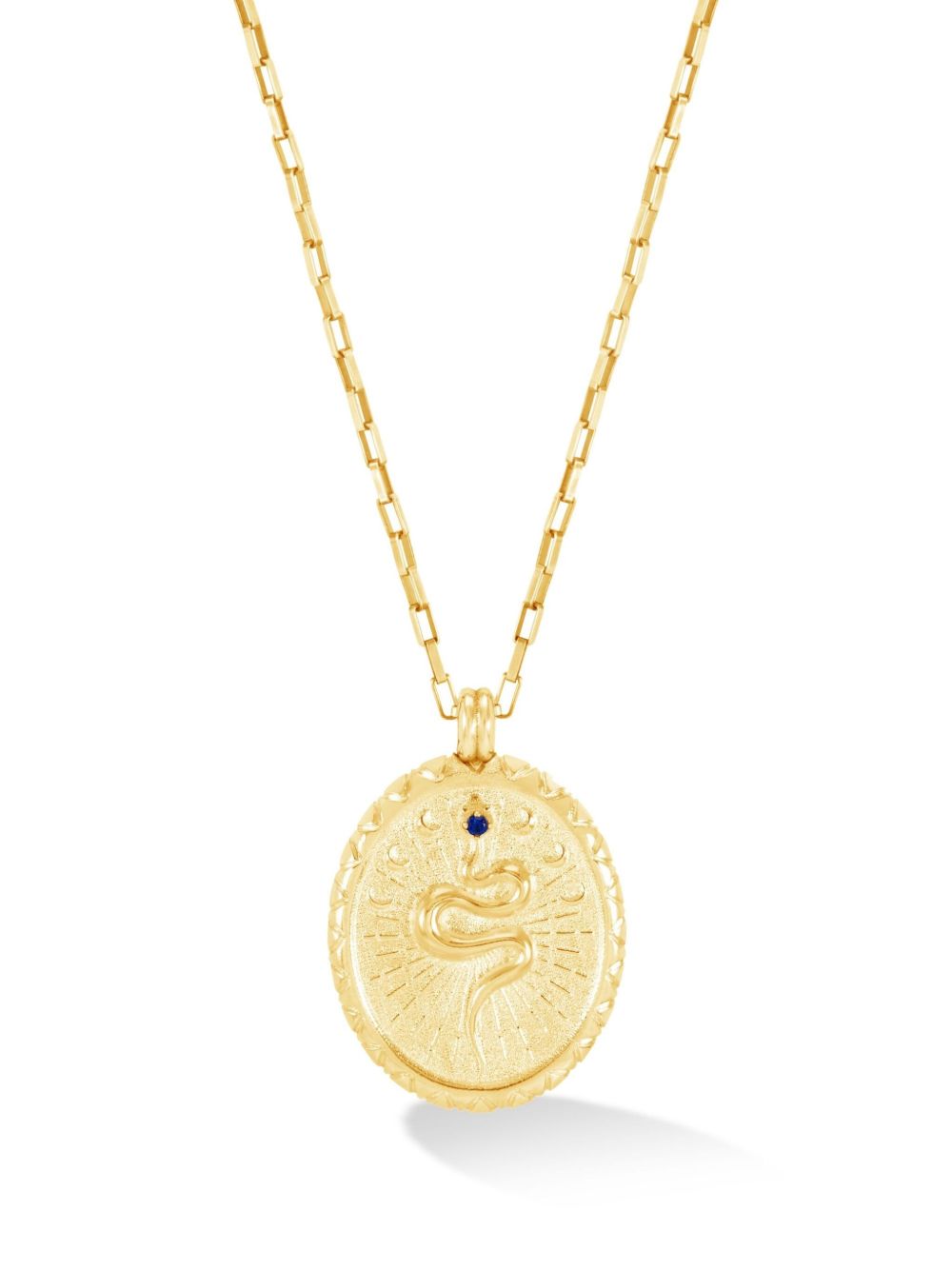 DOWER AND HALL Snake Talisman 项链 - 金色