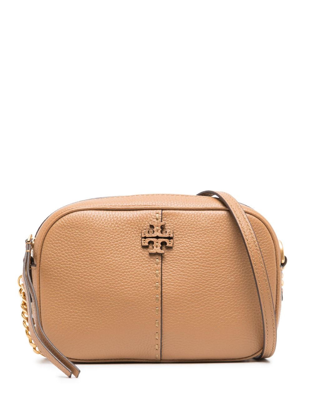 Tory Burch McGraw 皮质相机包 - 中性色