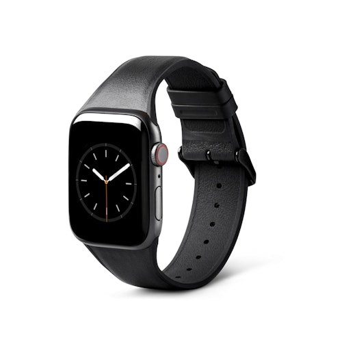 Bellroy Watch Strap Smooth Leather Band for Apple Watch Black