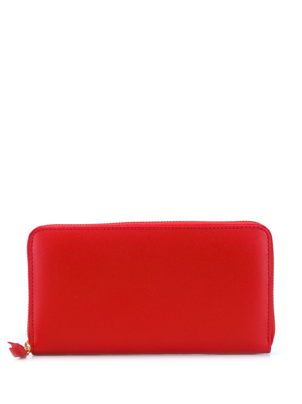 Comme Des Garçons Wallet 环绕式拉链皮质钱包 - 橘色