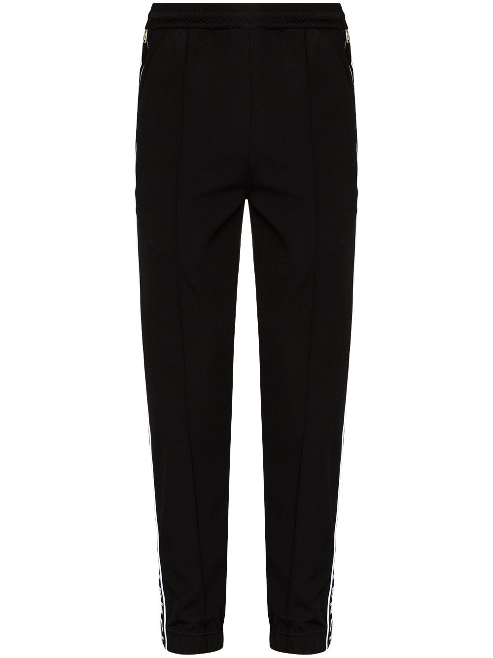 Givenchy logo饰带运动裤 - 黑色