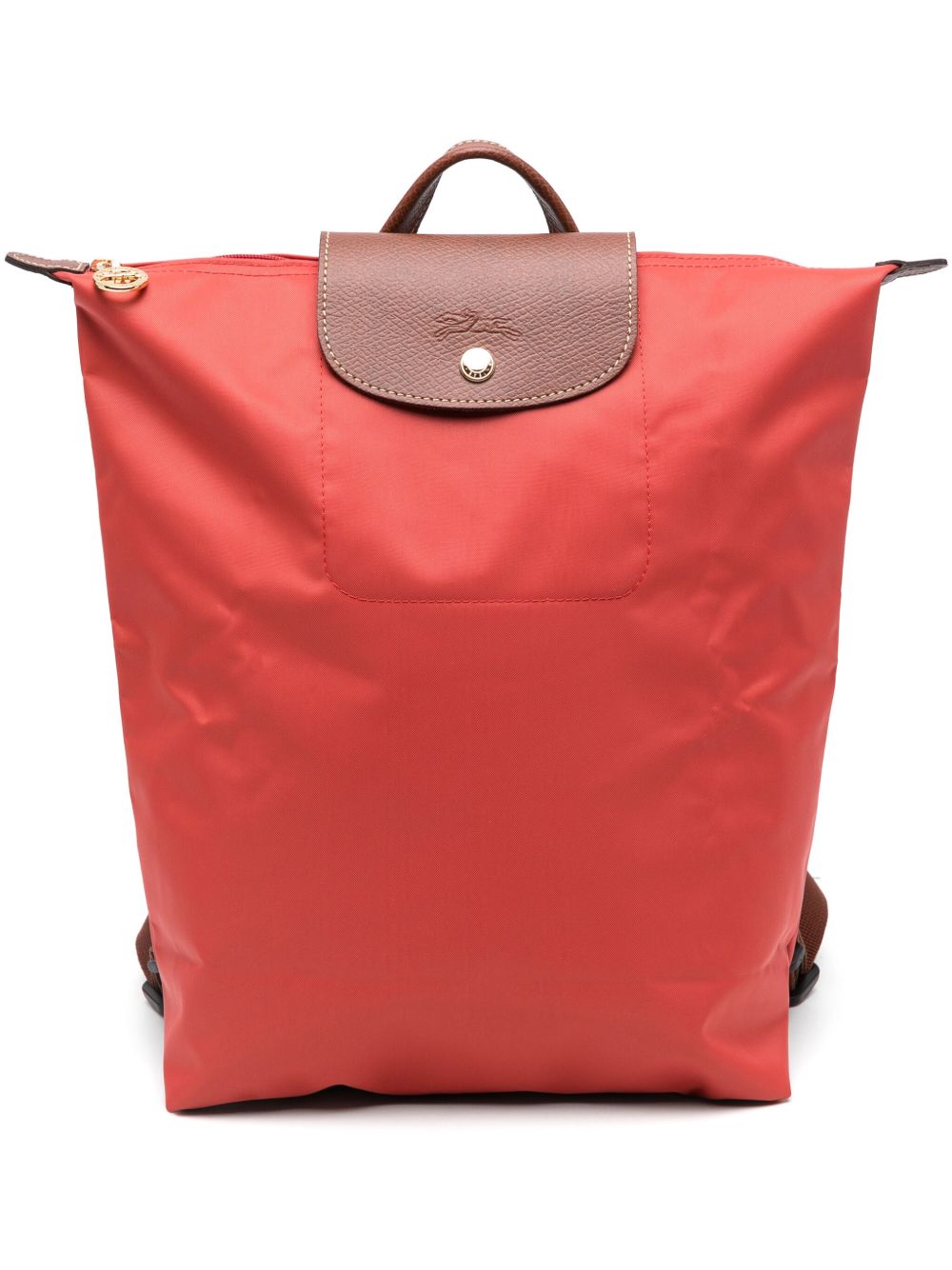 Longchamp Le Pliage 中号双肩包 - 红色