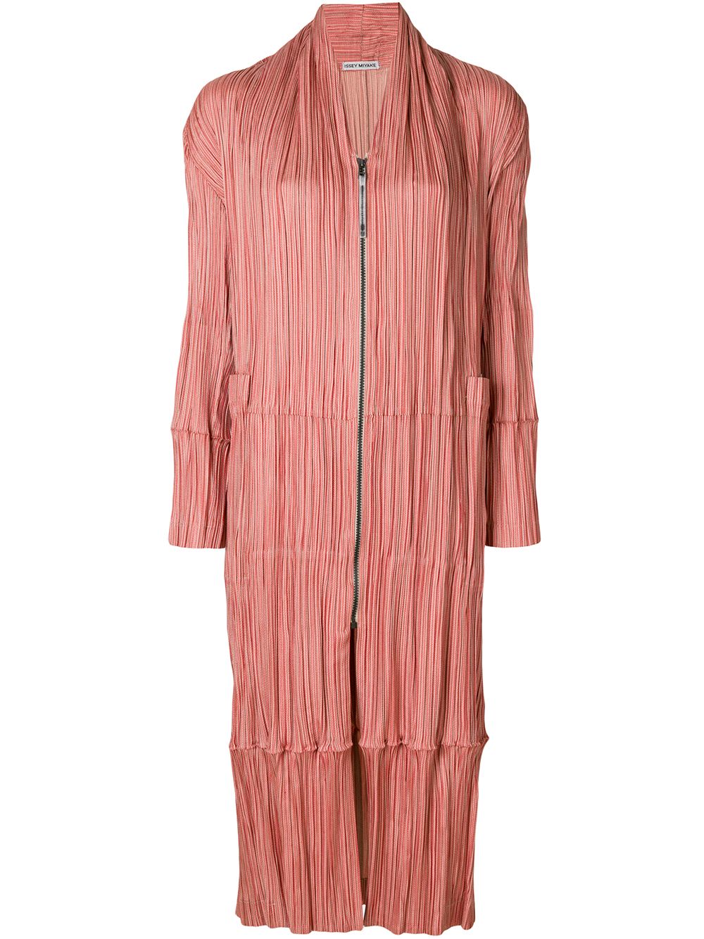 Issey Miyake Pre-Owned 古着褶饰外套 - 黄色