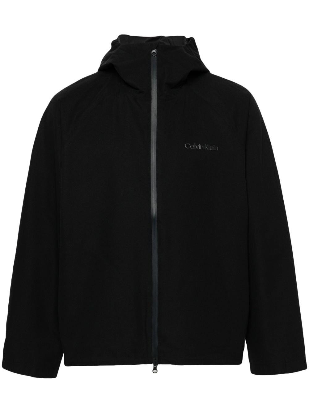 Calvin Klein logo浮雕夹克 - 黑色