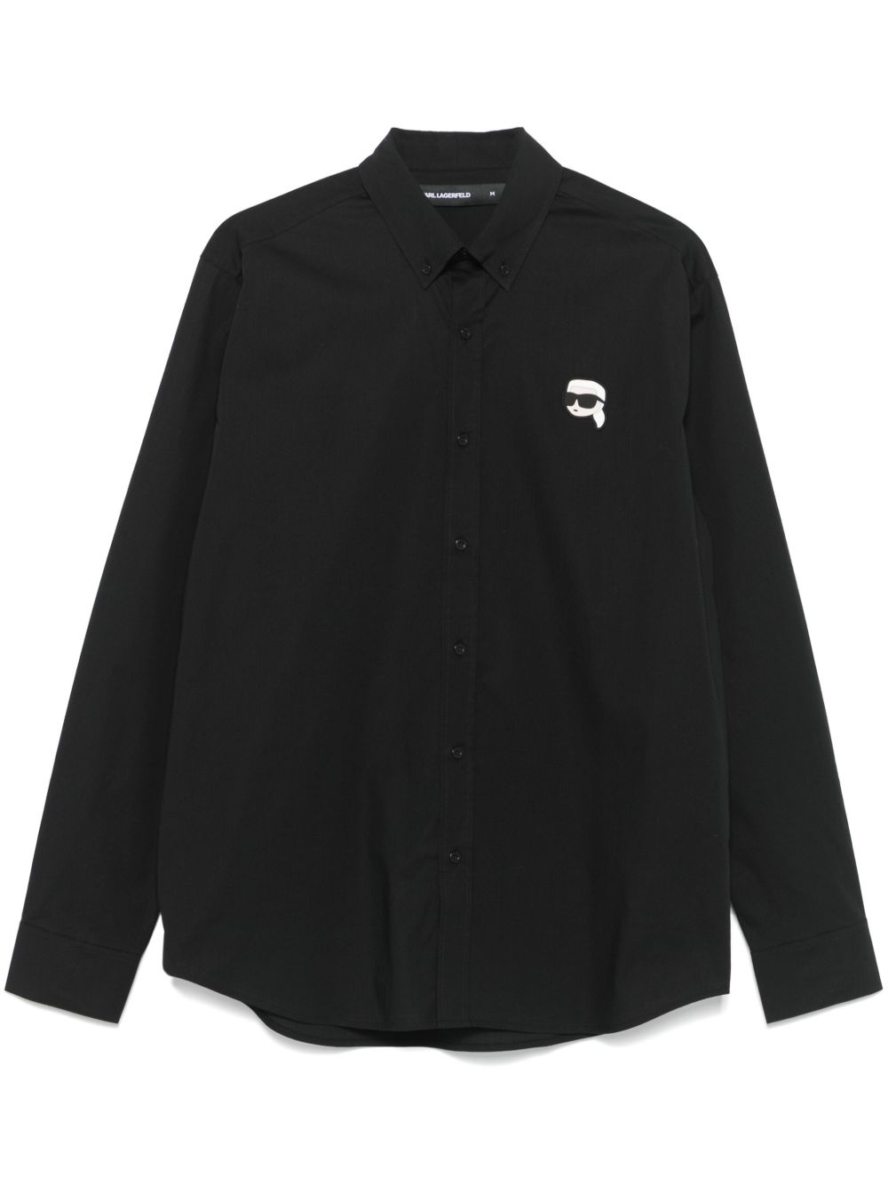 Karl Lagerfeld Ikonik Karl 衬衫 - 黑色