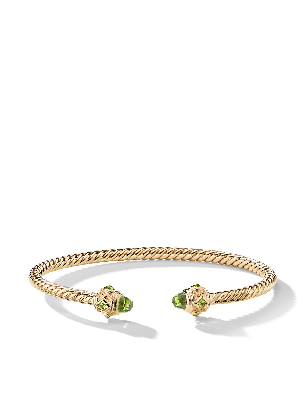 David Yurman Renaissance 18k金橄榄石手镯 - 金色