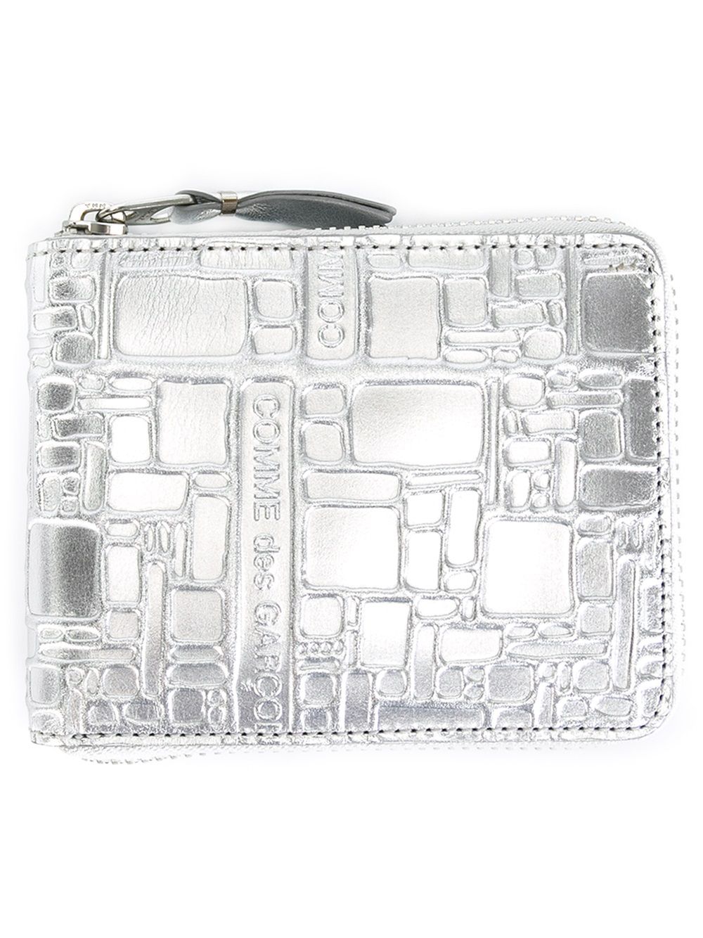 Comme Des Garçons Wallet 'Embossed Logo'钱包 - 灰色