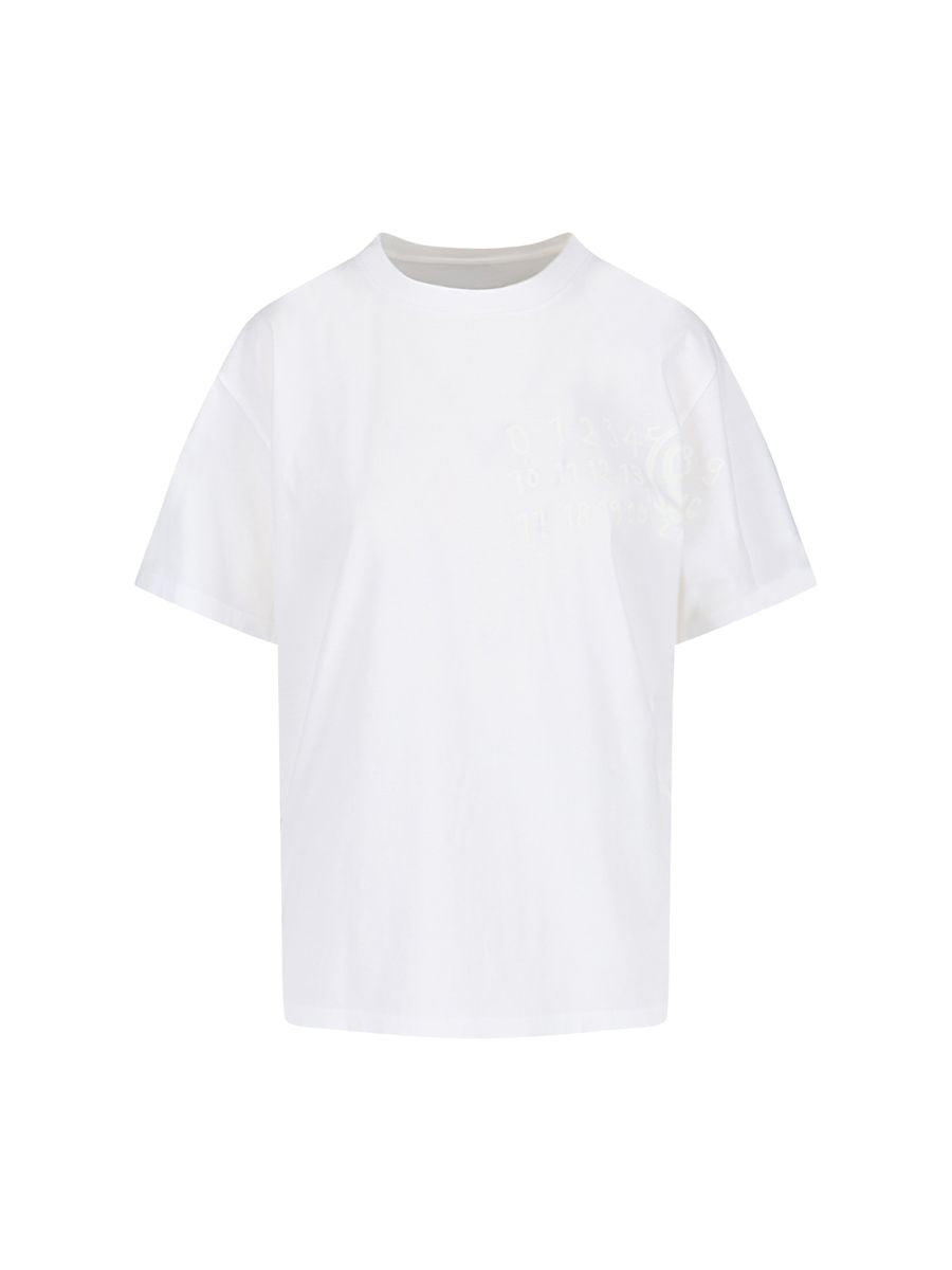 Mm6 Maison Margiela Logo Print T-Shirt