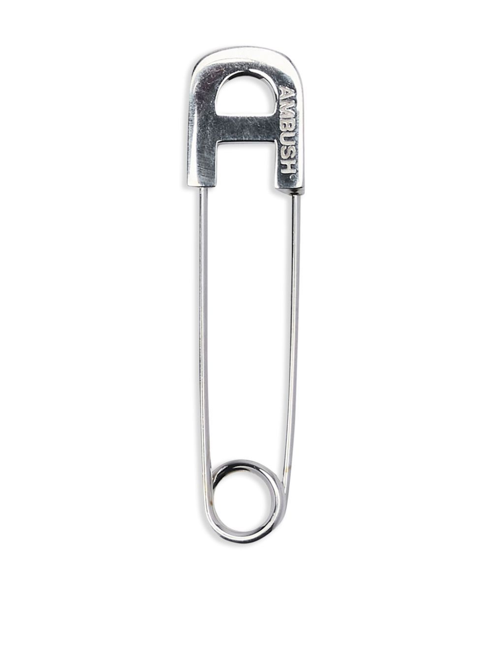 AMBUSH Safety Pin 小号耳环 - 银色