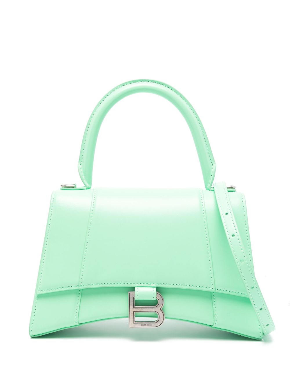 Balenciaga Hourglass 小号手提包 - 绿色