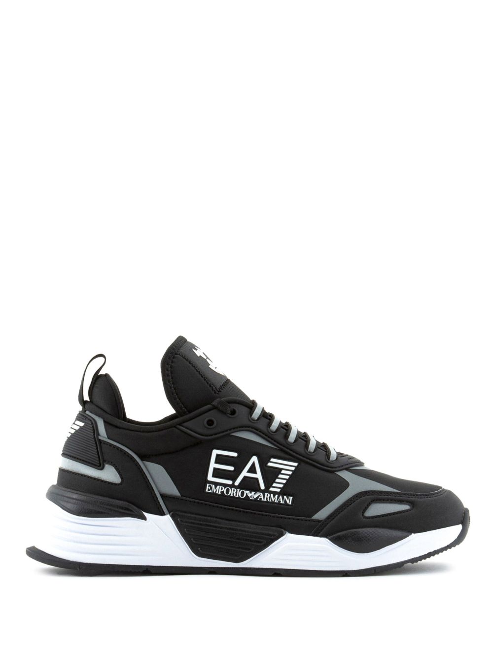 Ea7 Emporio Armani Ace Runner 系带运动鞋 - 黑色