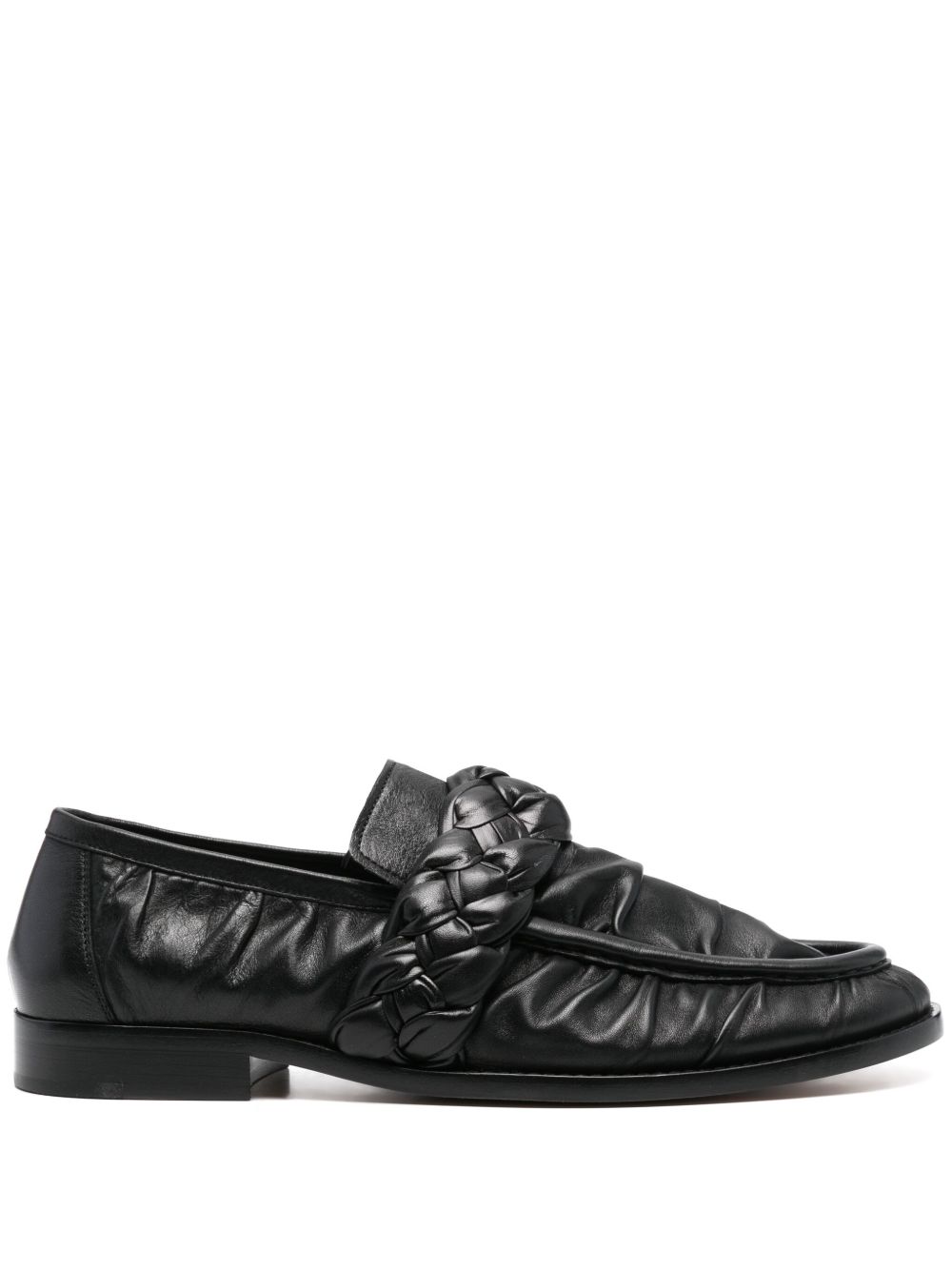 Bottega Veneta Pre-Owned Astaire 乐福鞋（典藏款） - 黑色