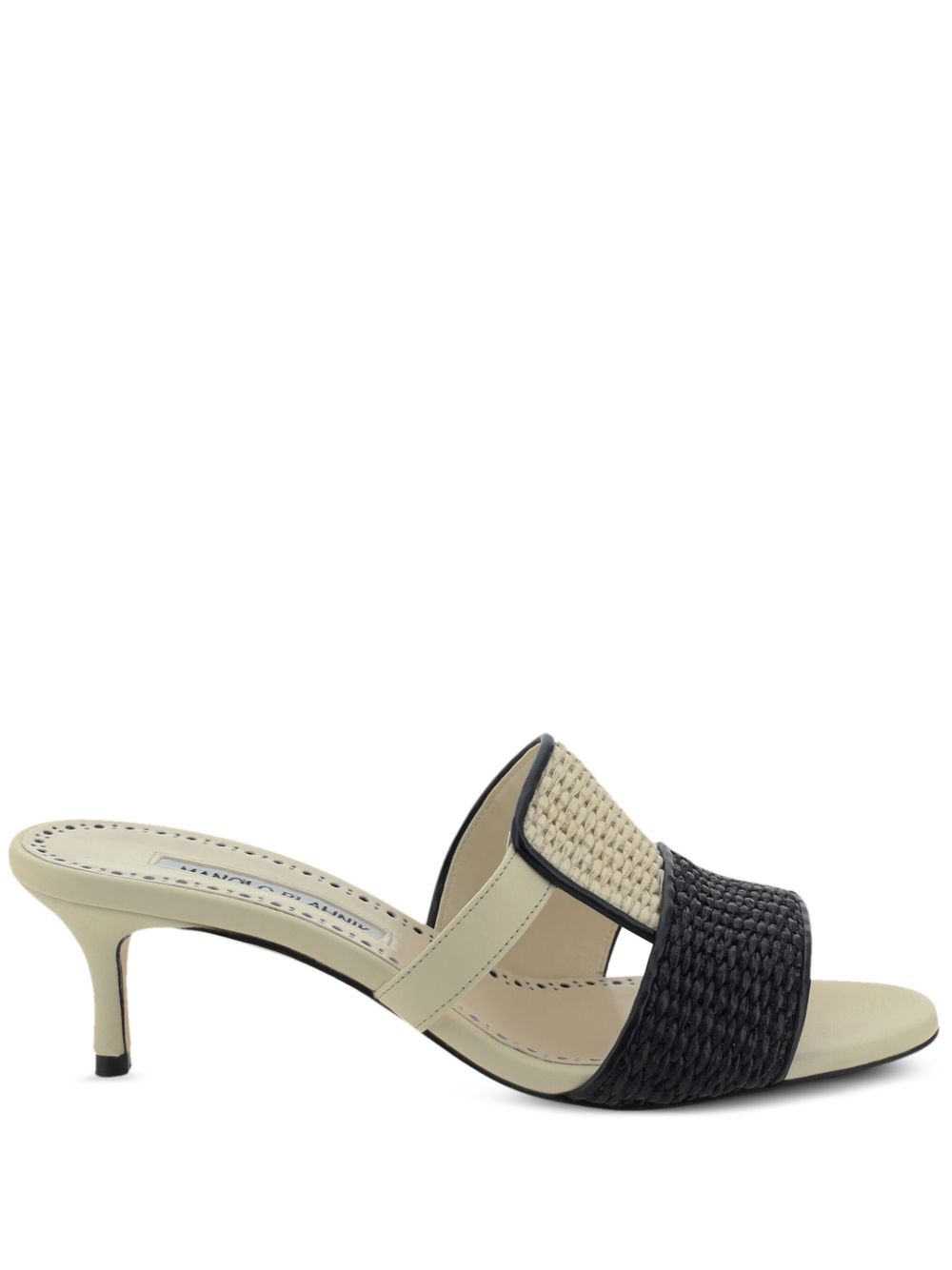 Manolo Blahnik Fabiolamu 中跟穆勒鞋（5厘米） - 中性色