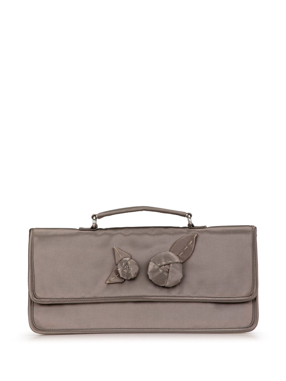 Prada Pre-Owned Raso 手提包（2000-2013年典藏款） - 灰色